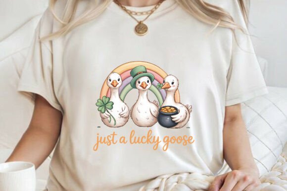 Download Just a Lucky Goose St Patrick's Day PNG - Lucky Collection