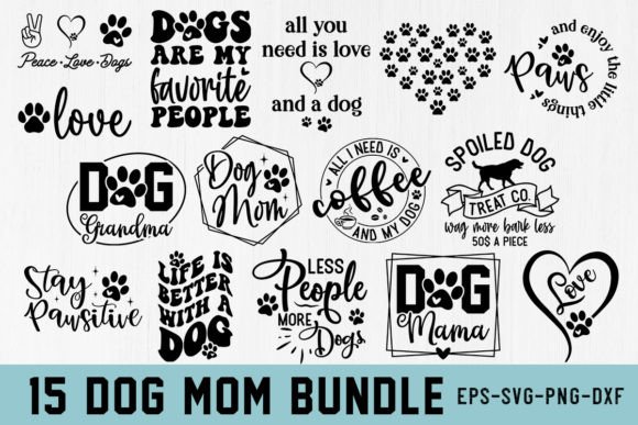 Download Dog Mom Svg Bundle Funny Quotes - Svg Collection