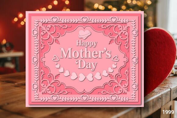 Download Mother’s Day Ornate Frame Card SVG 1999 - Svg Collection