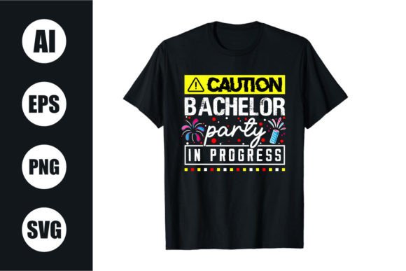 Download Bachelor Party Retro Wavy T Shirt Design - T shirt design Collection