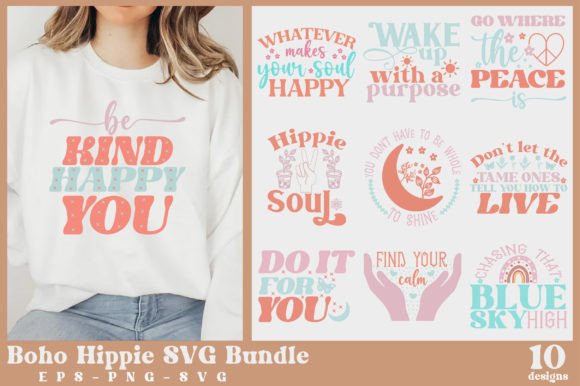 Download Boho Hippie SVG Bundle - Svg Collection