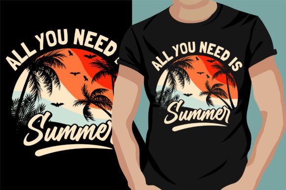 Download Summer Beach T Shirt Design - T shirt design Collection