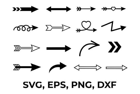 Download Arrows - Svg, Eps, Png, Dxf - Svg Collection