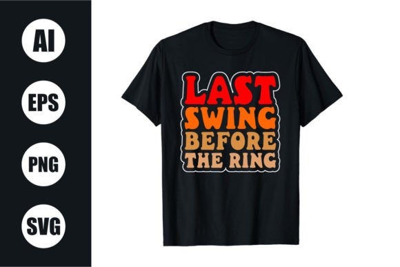 Download Bachelor Party Retro Wavy T Shirt Design - T shirt design Collection