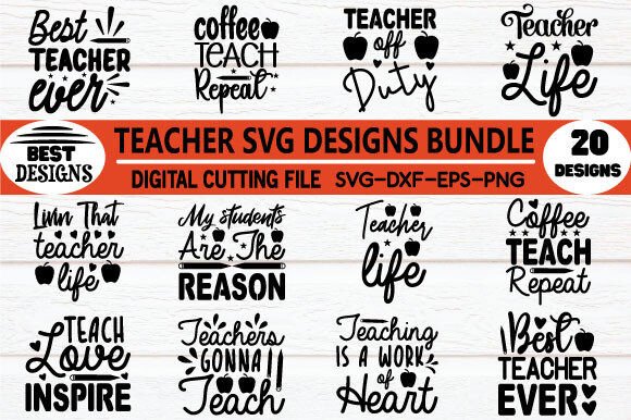 Download Teacher SVG Design Bundle - Svg Collection