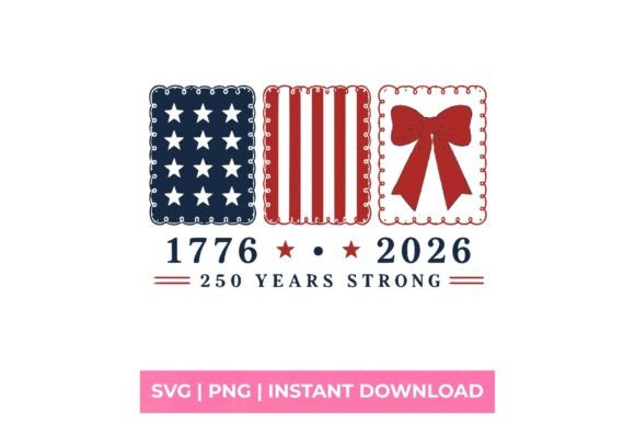Download 1776 2026 USA 250 Retro Bow SVG - Svg Collection