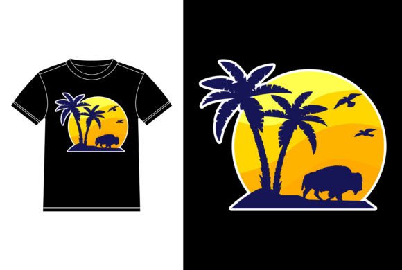Download American Buffalo Beach Vintage Sticker - Sticker Collection