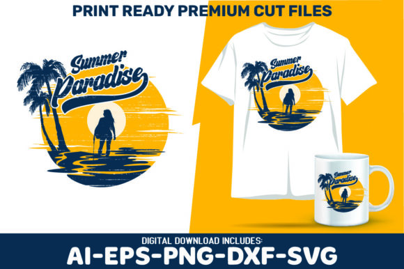 Download Summer Paradise Vintage Beach Spring SVG - Svg Collection
