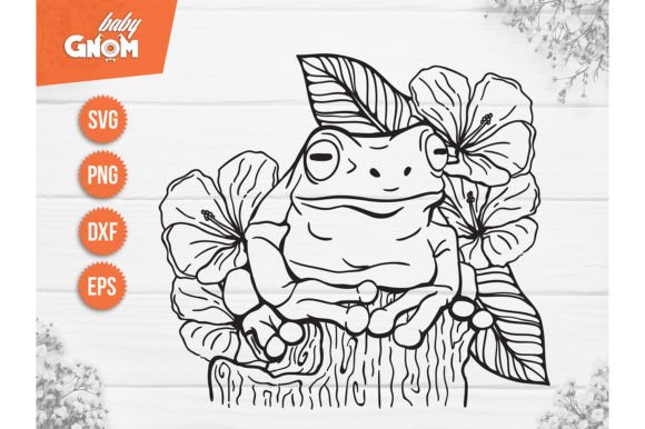 Download Frog SVG| Floral Frog Svg| Tropical Svg - Svg Collection
