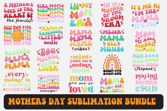 Download Mothers Day Svg Sublimation Bundle - Svg Collection