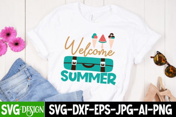 Download Welcome Summer SVG Cut File - Svg Collection