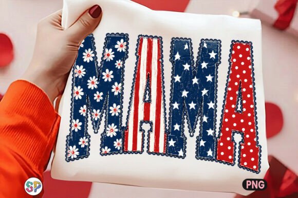 Download Floral Mama USA PNG, American Mom Shirt - Floral Collection