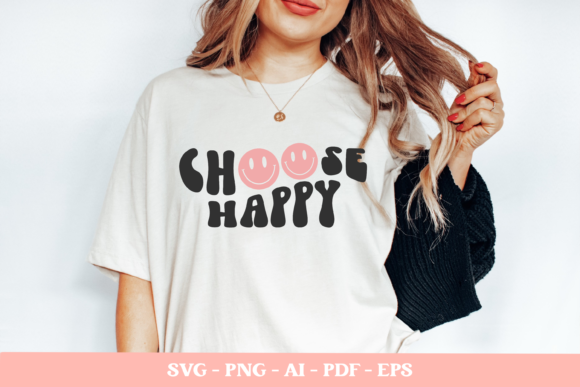 Download Choose Happy Svg, Wavy Text Cut File - Svg Collection