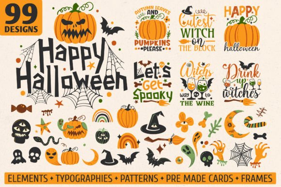 Download Halloween Graphics Bundle SVG, PNG, EPS - Svg Collection