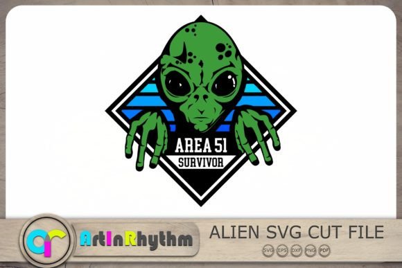 Download Area 51 Survivor Svg, Alien Svg, UFO Svg - Svg Collection