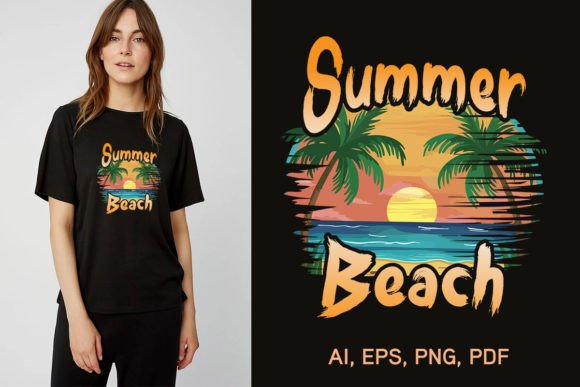 Download Summer Beach T Shirt Design - T shirt design Collection