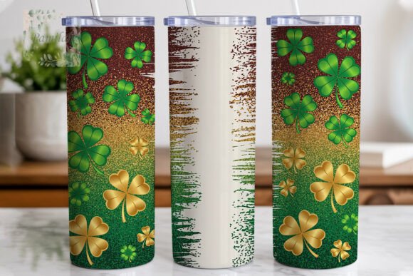 Download Lucky Clovers Glitter St Patrick's PNG - Lucky Collection
