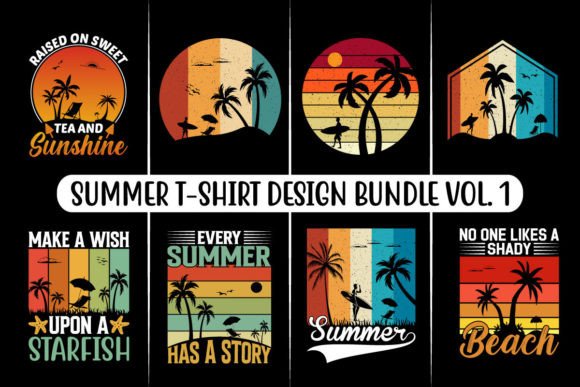 Download Summer T-shirt Design Bundle, Beach SVG - Svg Collection