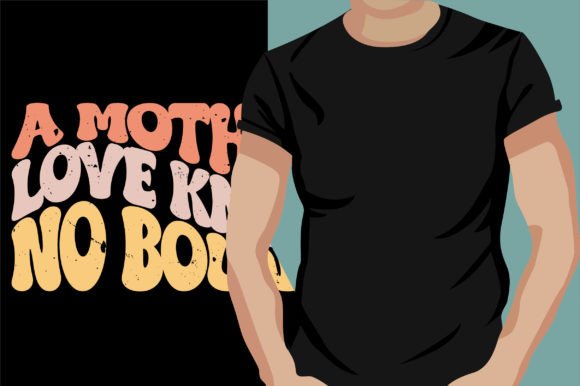 Download Mothers Day Retro Wavy T Shirt Design - T shirt design Collection