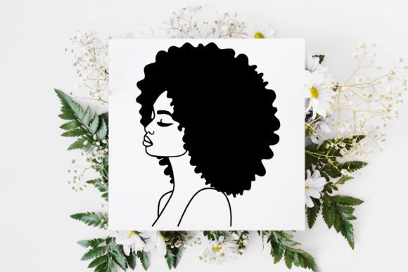 Download Curly Hair Girl SVG, Wavy Hair Girl SVG - Svg Collection