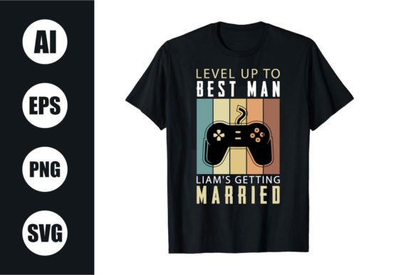Download Bachelor Party Retro Wavy T Shirt Design - T shirt design Collection