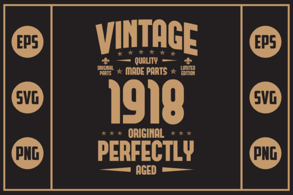 Download Vintage 1918 Original Perfectly Aged - 1918 Collection