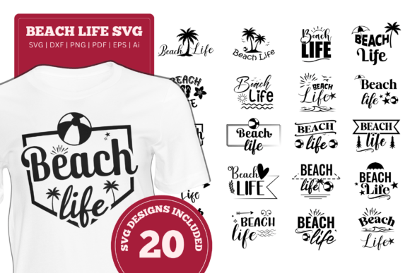 Download Beach Life SVG Bundle, Beach Shirt SVG - Beach shirt svg Collection