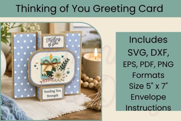 Download Thinking You Greeting Card SVG - Svg Collection