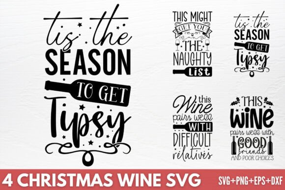 Download Christmas Wine SVG - Svg Collection