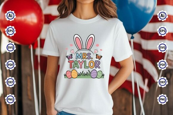 Download Mrs. Taylor SVG T-Shirt Design - Svg Collection