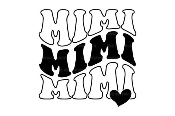 Download Mimi Wavy Stacked Svg Cut File - Svg Collection