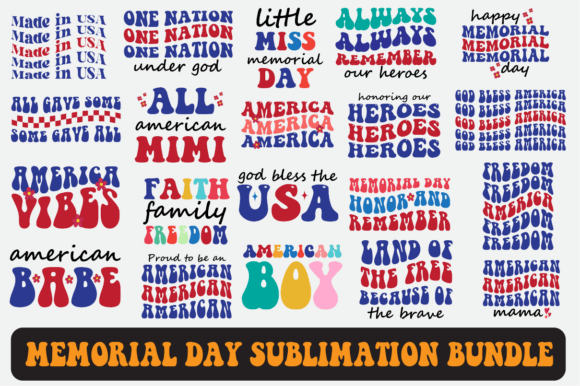 Download Memorial Day Svg Sublimation Bundle - Svg Collection