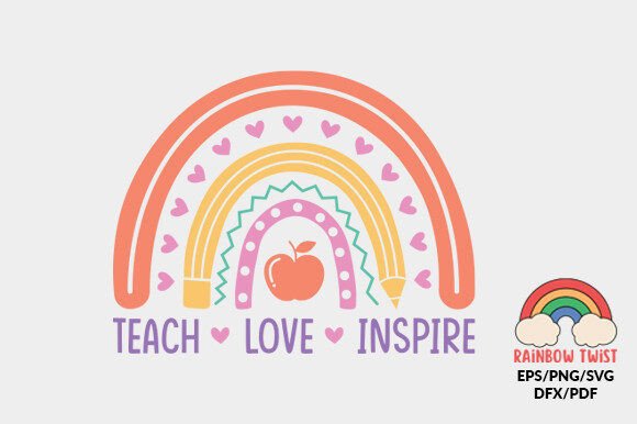 Download Teacher Boho Rainbow SVG - Svg Collection
