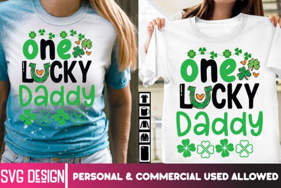 Download One Lucky Daddy SVG Design,St.patrick's - Svg Collection