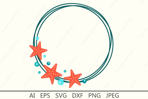 Download Seashell Monogram Frame Svg, Summer Dxf - Svg Collection