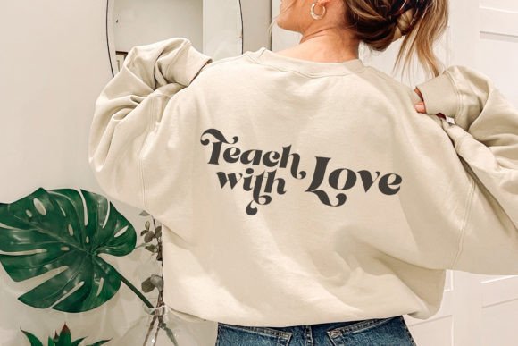 Download Teach with Love Retro Teacher Svg Shirt - Svg Collection