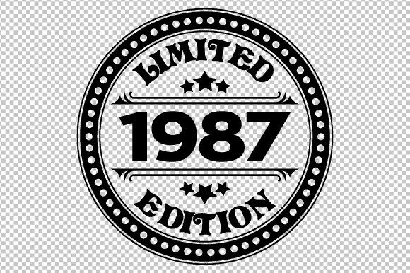 Download Limited Edition 1987 SVG EPS PNG - Svg Collection