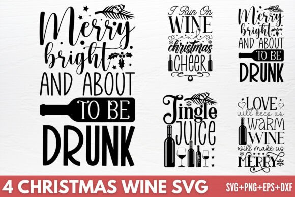 Download Christmas Wine SVG - Svg Collection