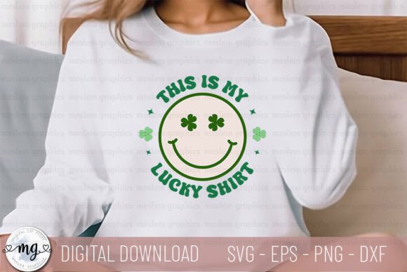 Download This is My Lucky Shirt - Retro SVG - Svg Collection