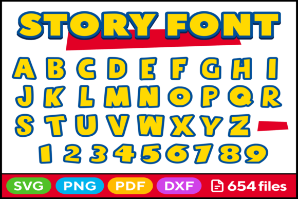 Download Story Alphabet Svg Png Pdf Dxf - Svg Collection