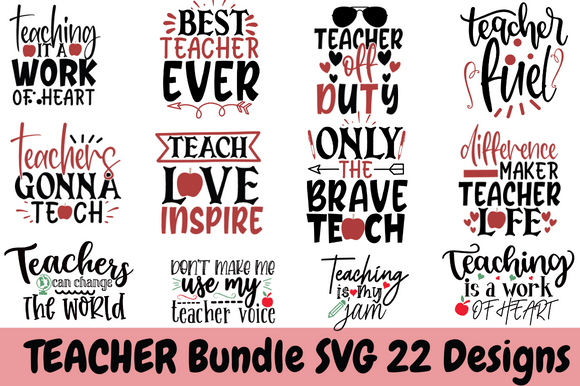 Download Teacher Bundle SVG - School Bundle SVG - Svg Collection