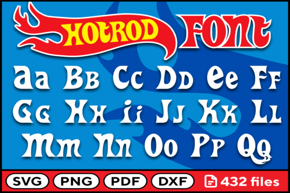 Download Hot Road Font Svg Png Pdf Dxf - Svg Collection