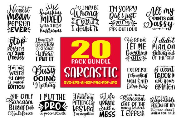 Download Sarcastic SVG Bundle, Funny Svg - Svg Collection