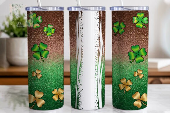 Download Lucky Clovers Glitter St Patrick's PNG - Lucky Collection