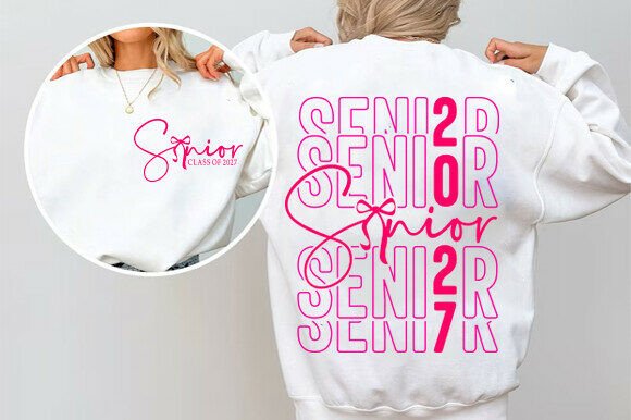 Download Senior 2027 SVG, Coquette Graduation PNG - Svg Collection