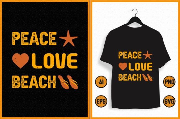 Download Vintage Peace Love Beach Shirt SVG - Beach shirt svg Collection