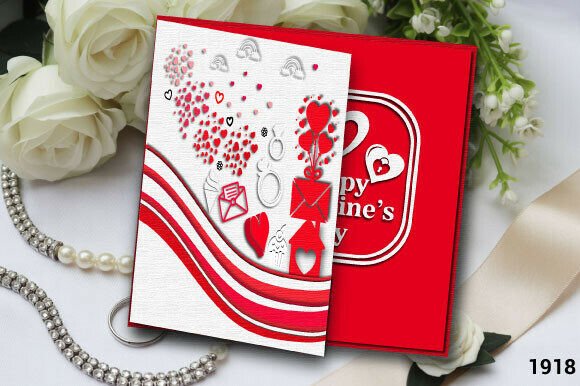 Download Valentine Gift Card Svg Multi Layer 1918 - 1918 Collection