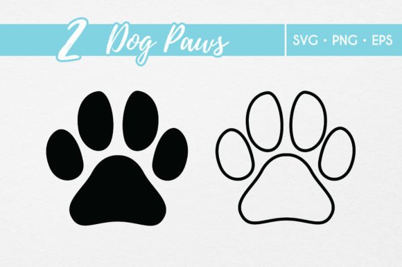 Download Dog Paws Svg Vector Outline Cricut Files - Svg Collection