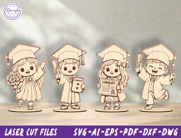 Download Graduation Kids Laser Cut SVG Bundle - Svg Collection