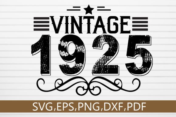 Download Vintage 1925 SVG Design - Svg Collection